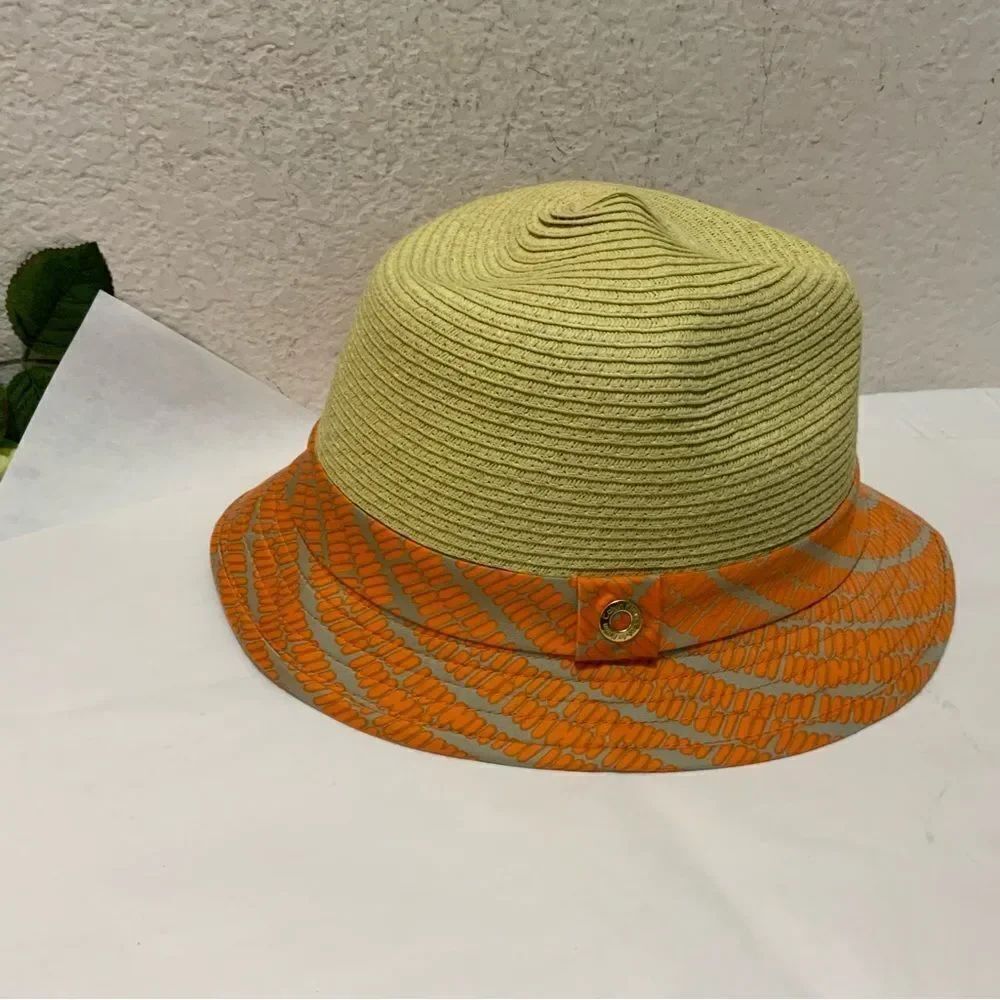 Calvin Klein hat beautiful tan orange